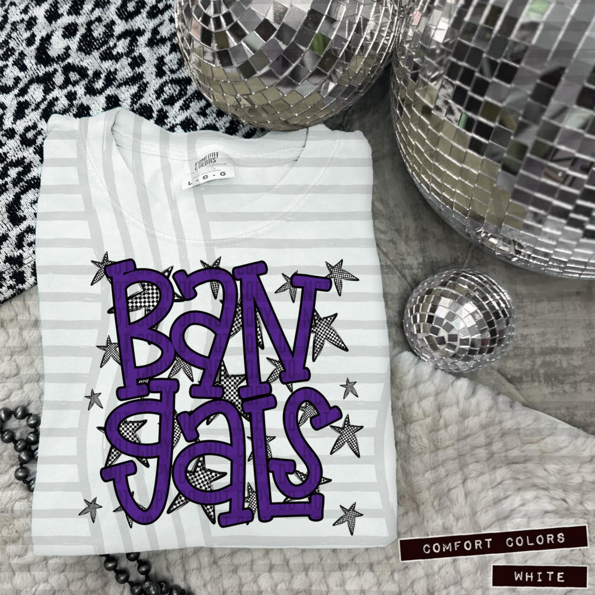 Purple Staggered Mascots (Caplinger)