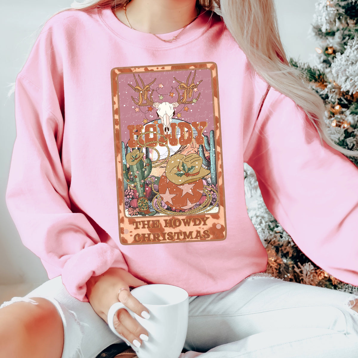 Howdy Christmas Tarot Card 30219 DTF transfer