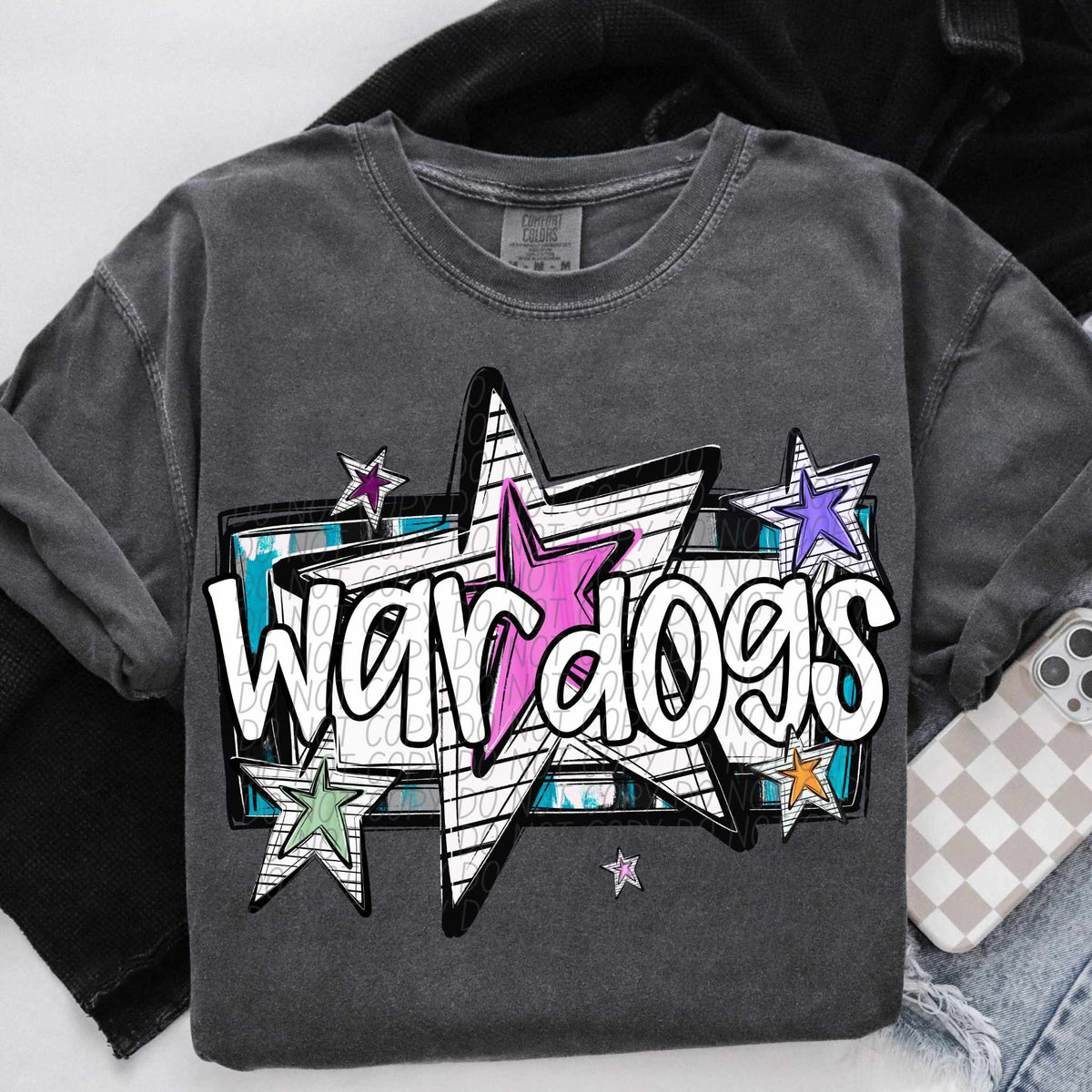 War dogs stars (CITY) 84908 DTF transfer