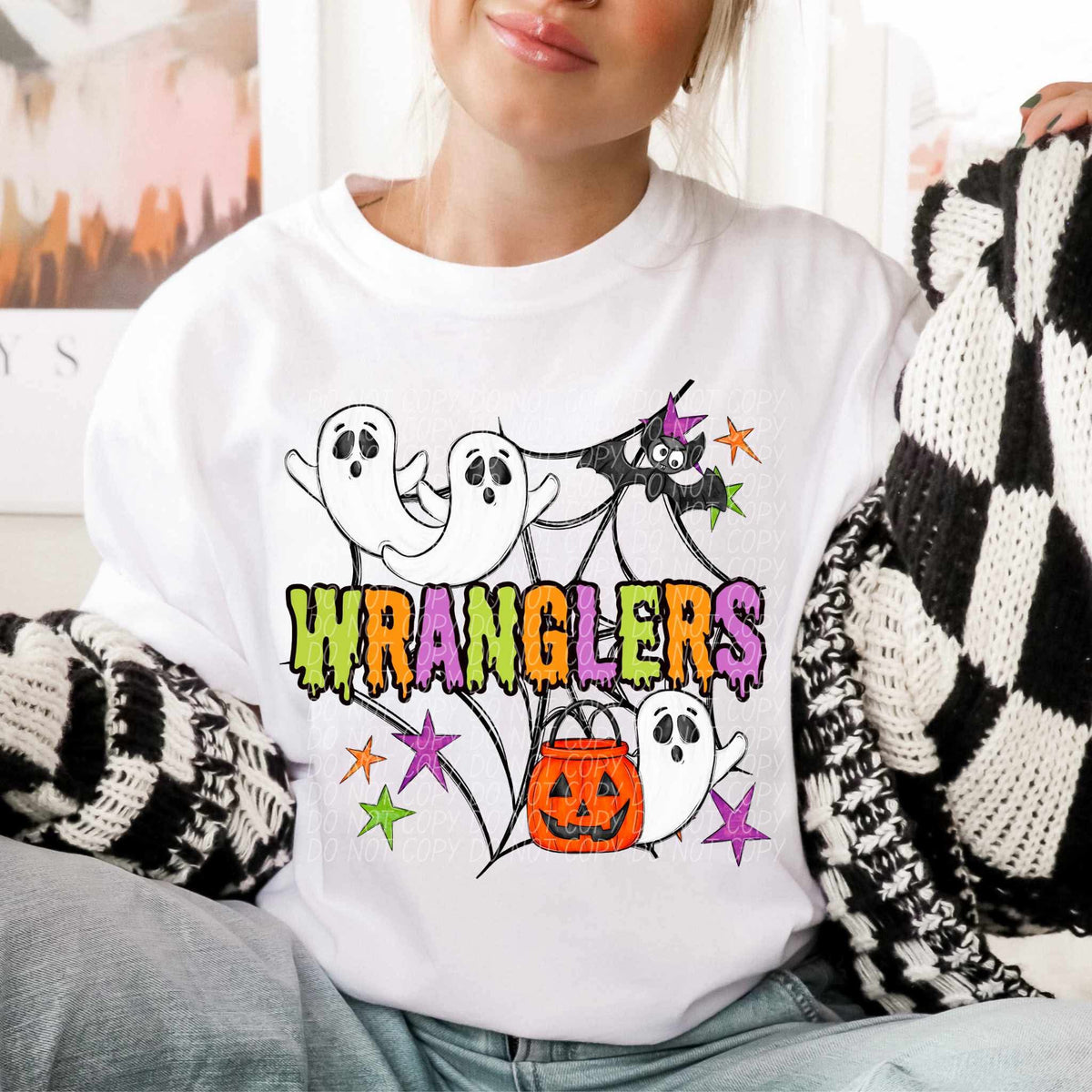 Wranglers Halloween (City) DTF transfer