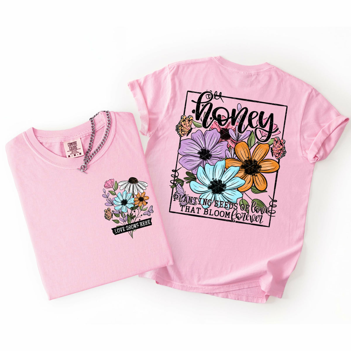 Honey planting seeds (back print only) (SDD) DTF transfer