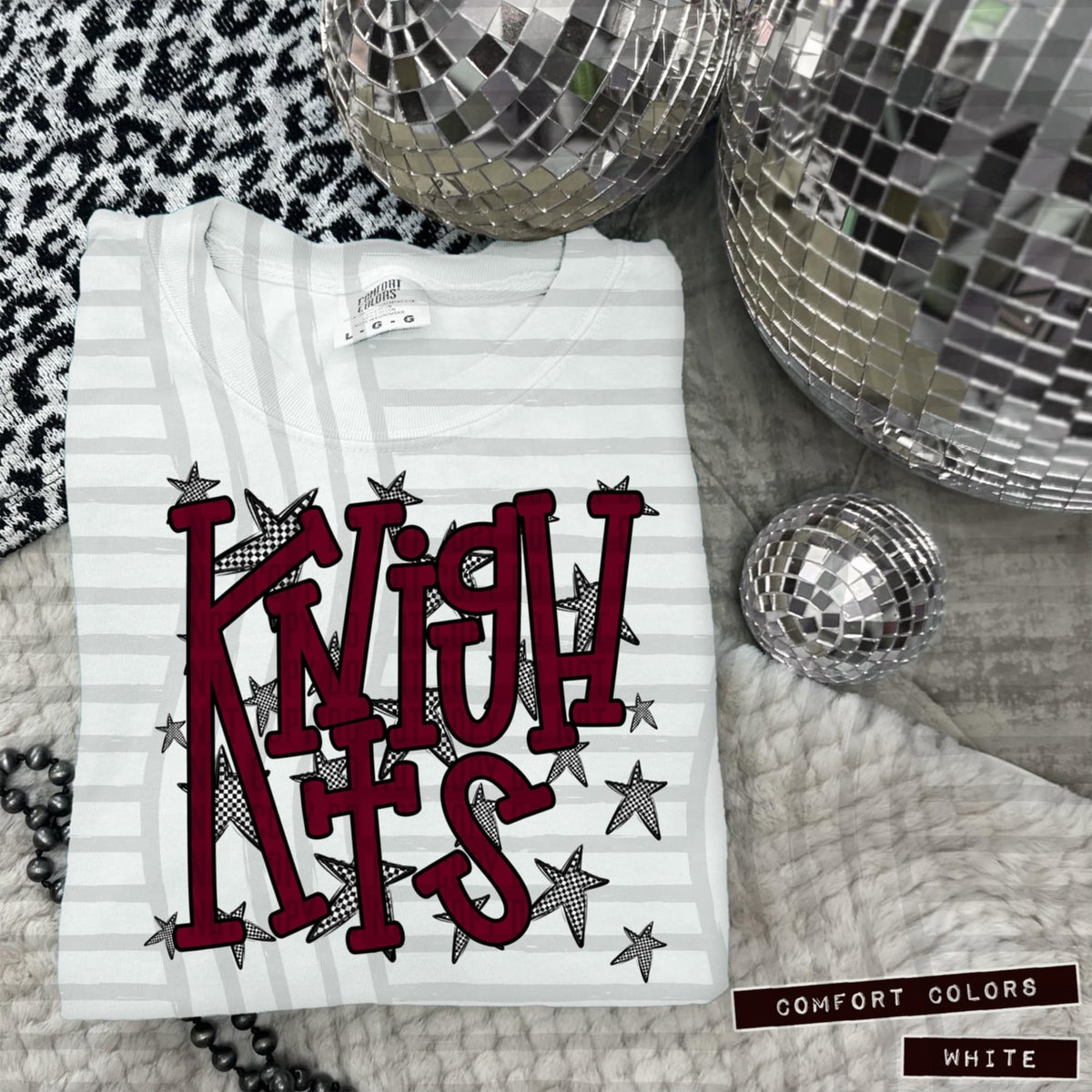 Maroon Staggered Mascots (Caplinger)