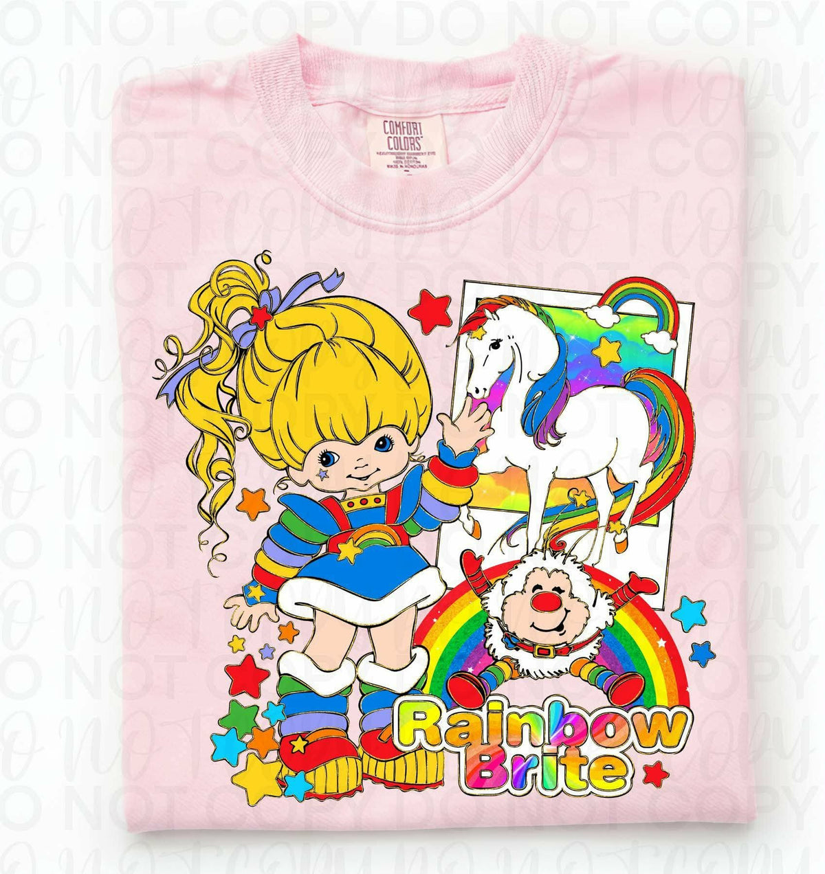 Rainbow girl DTF Transfer