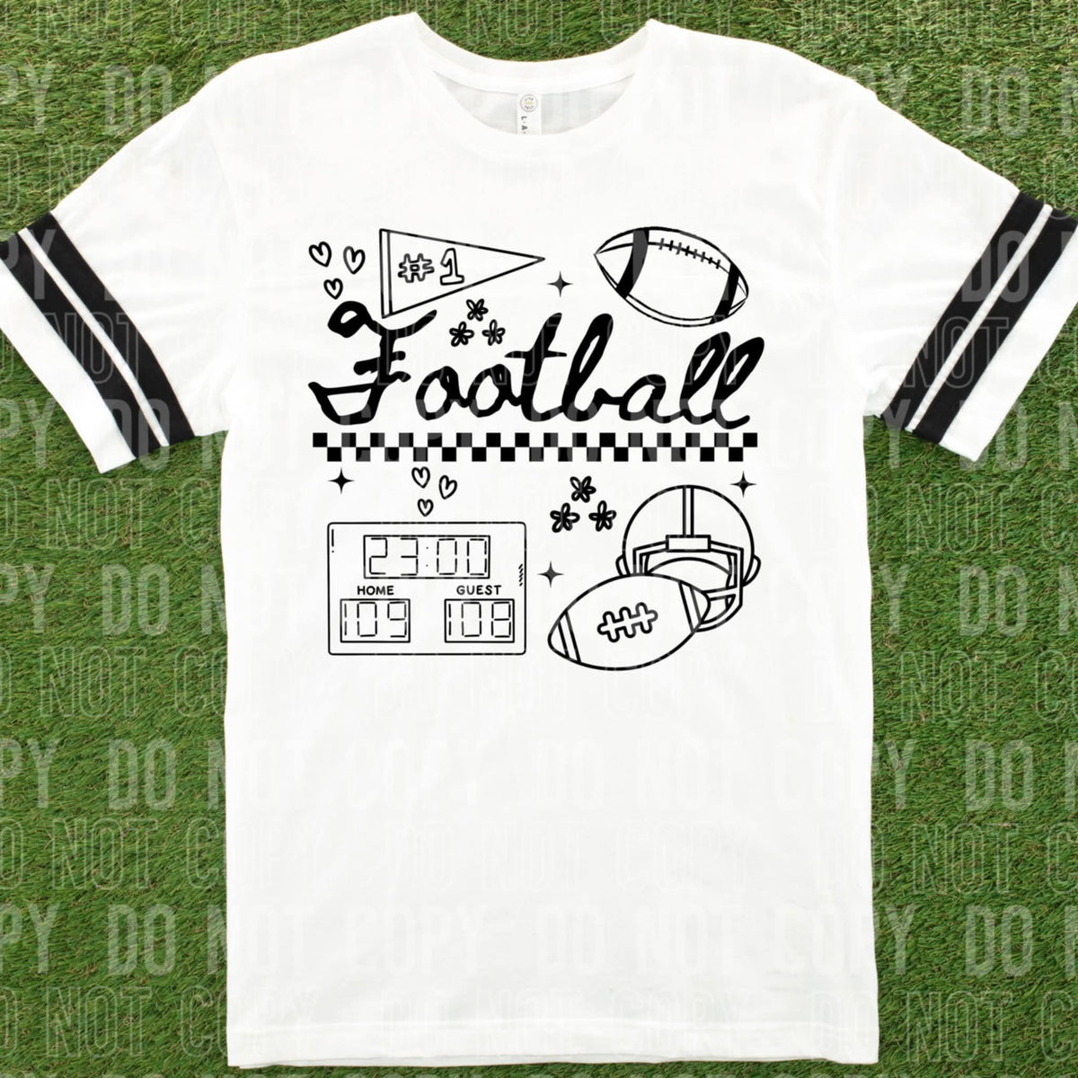 Football doodles (SBB) 107629 DTF transfer