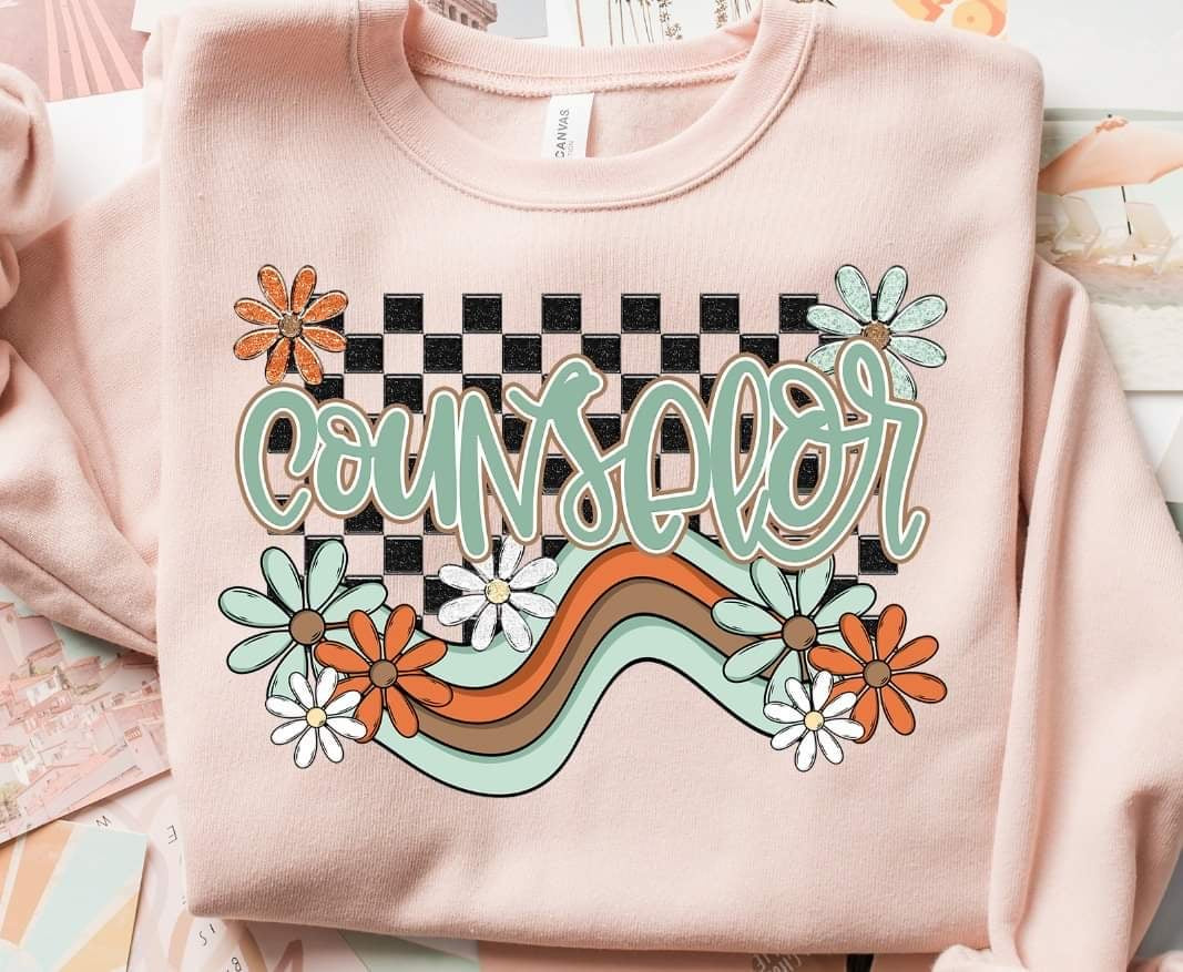 Counselor boho mascot (S&G) 52753 DTF transfer