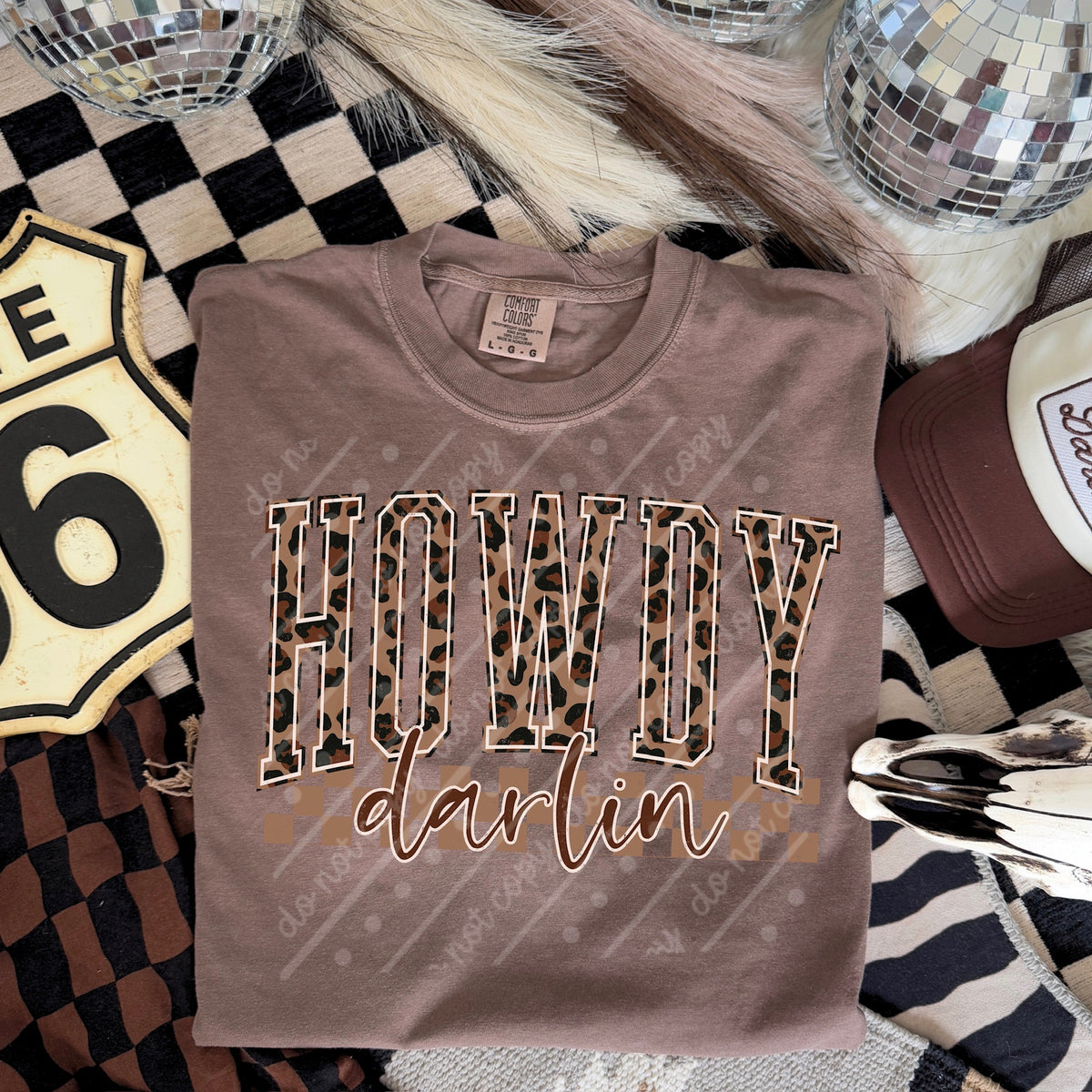 Howdy darlin (scarlow) DTF Transfer