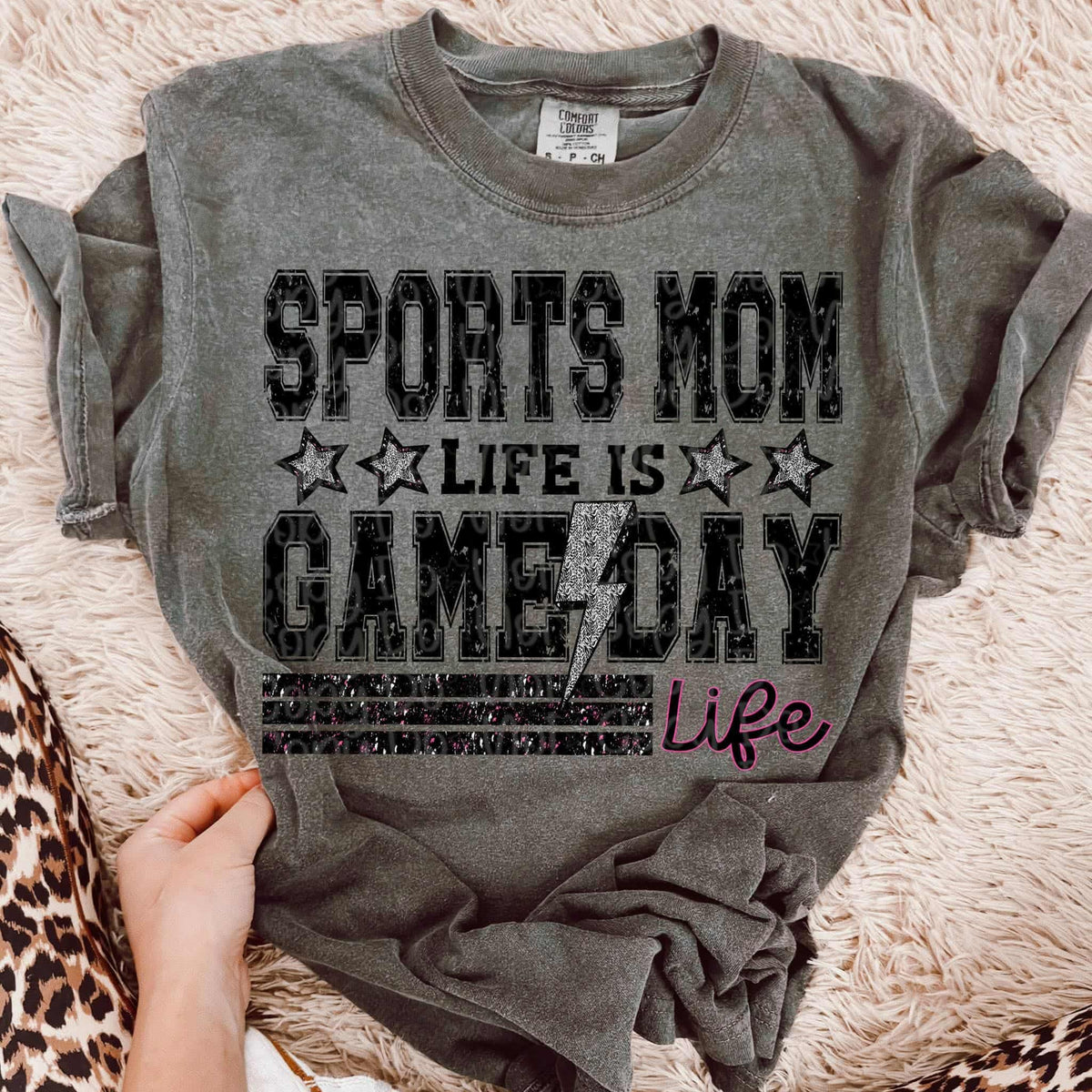 Sports mom life is GAME DAY (Virgo) DTF transfer