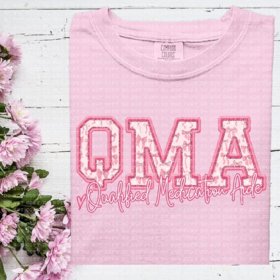 QMA qualified medication aide  coquette (ECHT) 93883 DTF transfer