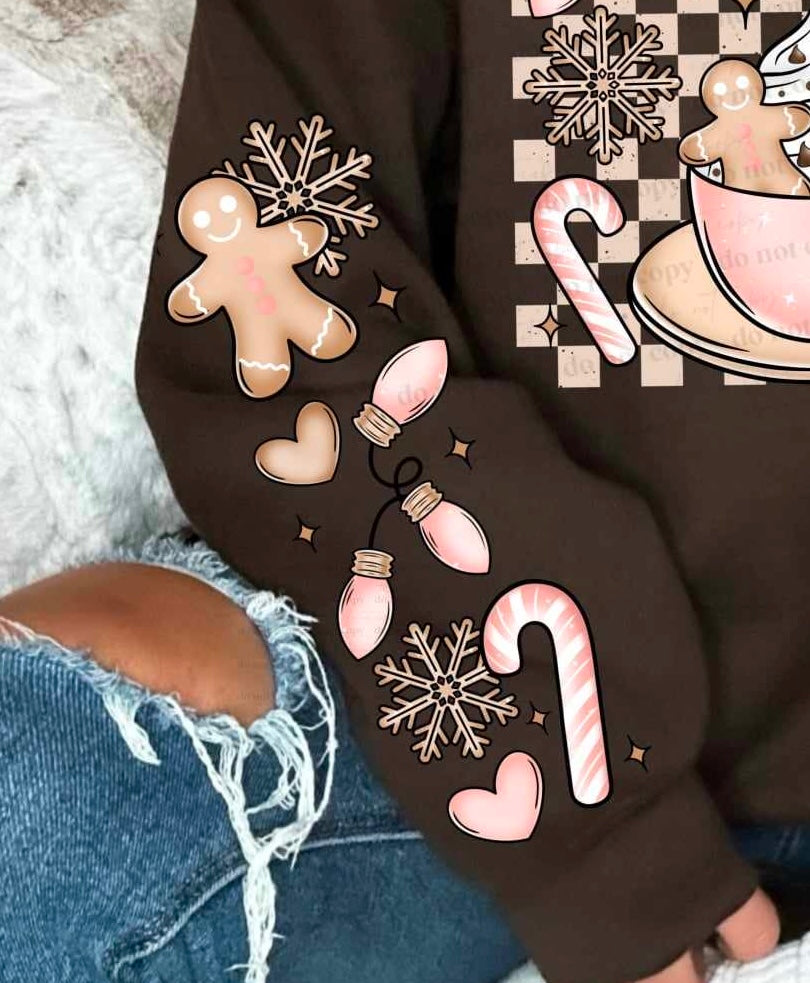 Christmas cluster sleeve (CSC) 60151 DTF transfer