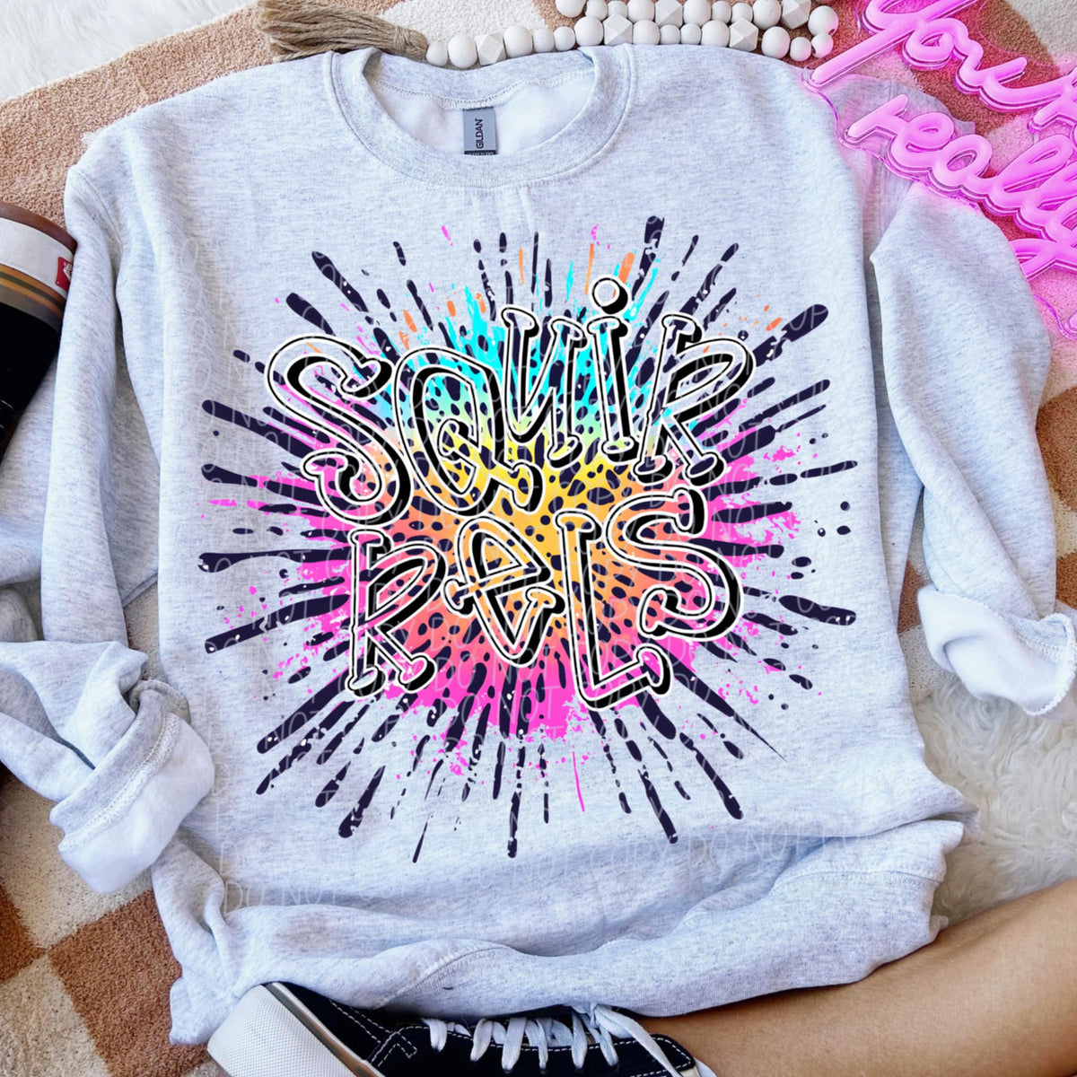 Colorful Burst Mascots (City)