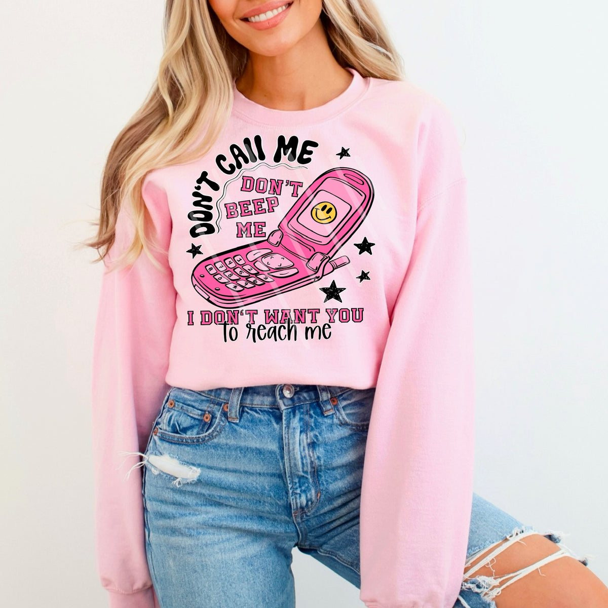 Dont Call Me with phone scarlow 110317 DTF transfer