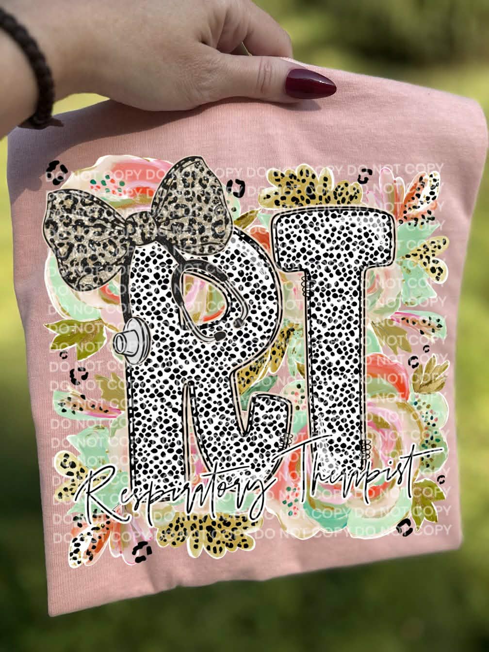 RT (polka dots) (Scg) DTF Transfer