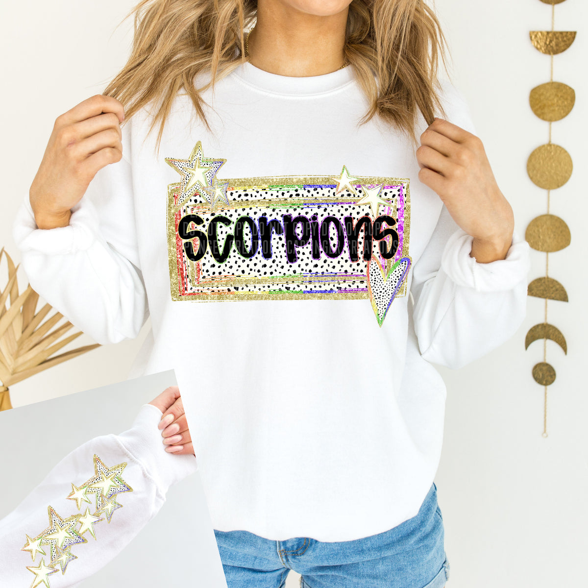 Scorpions dalmatian rainbow (Caplinger) 87865 DTF transfer