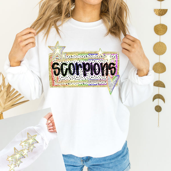 Scorpions dalmatian rainbow (Caplinger) 87865 DTF transfer