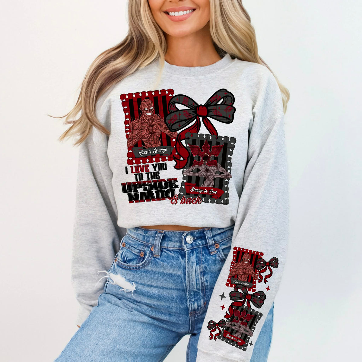 I love you to the upside down (front only) (DD) DTF Transfer