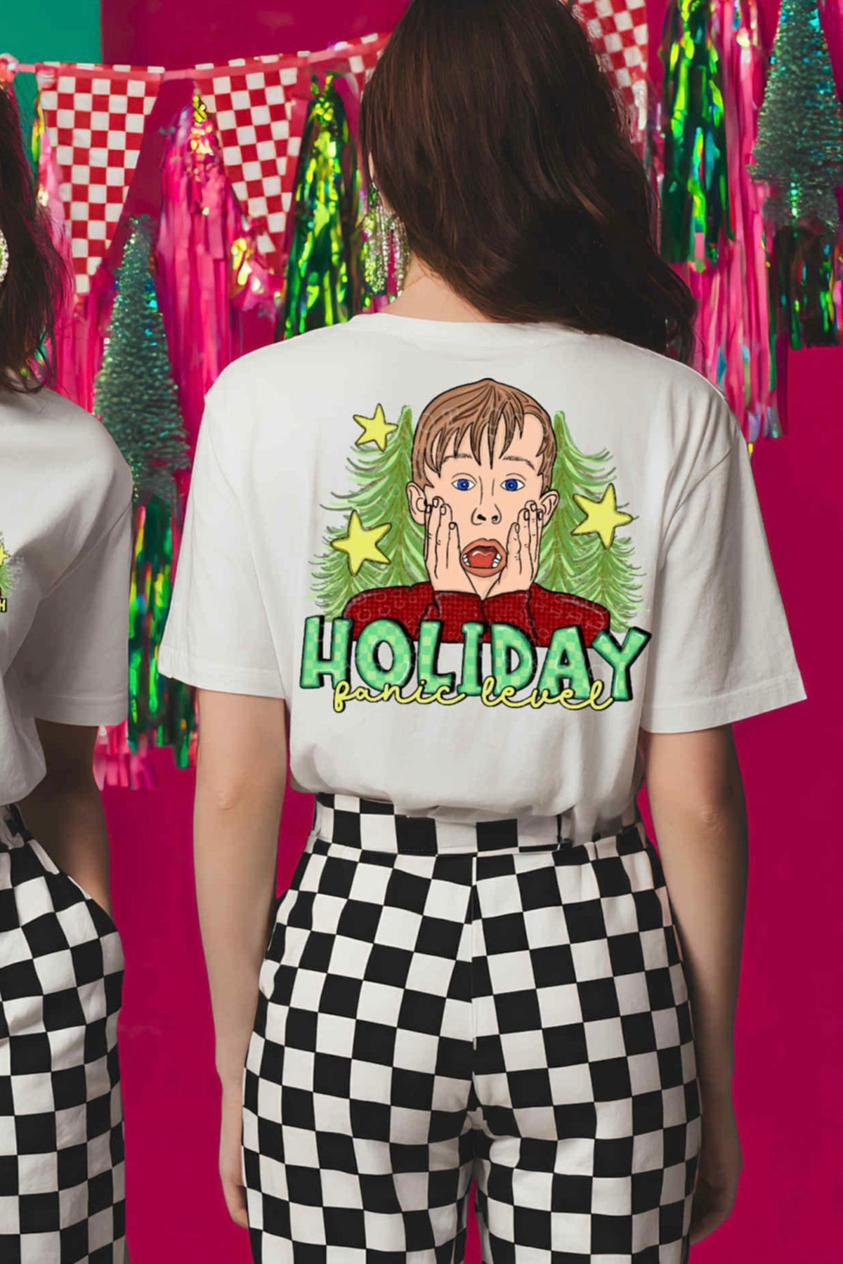 Holiday Panic Level EXCLUSIVE (c’s) DTF transfer