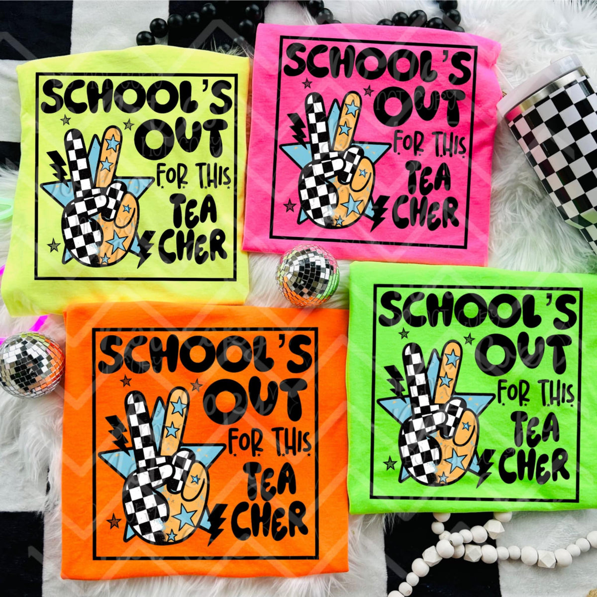 Schools out for this teacher (Virgo) 99209 DTF transfer