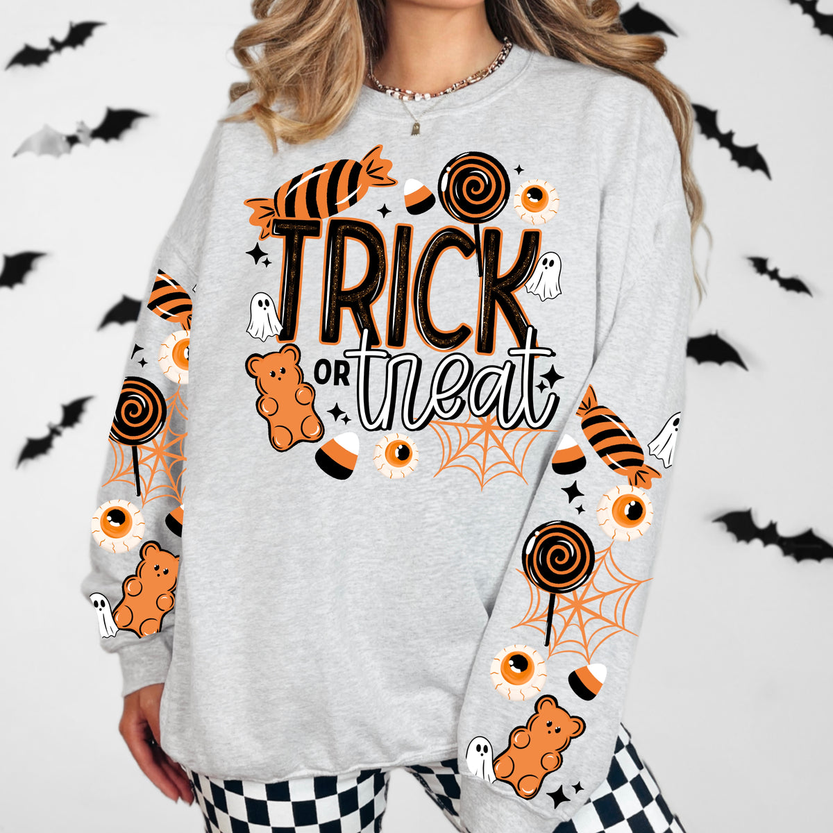 Trick or treat (csc) (front only) DTF Transfer