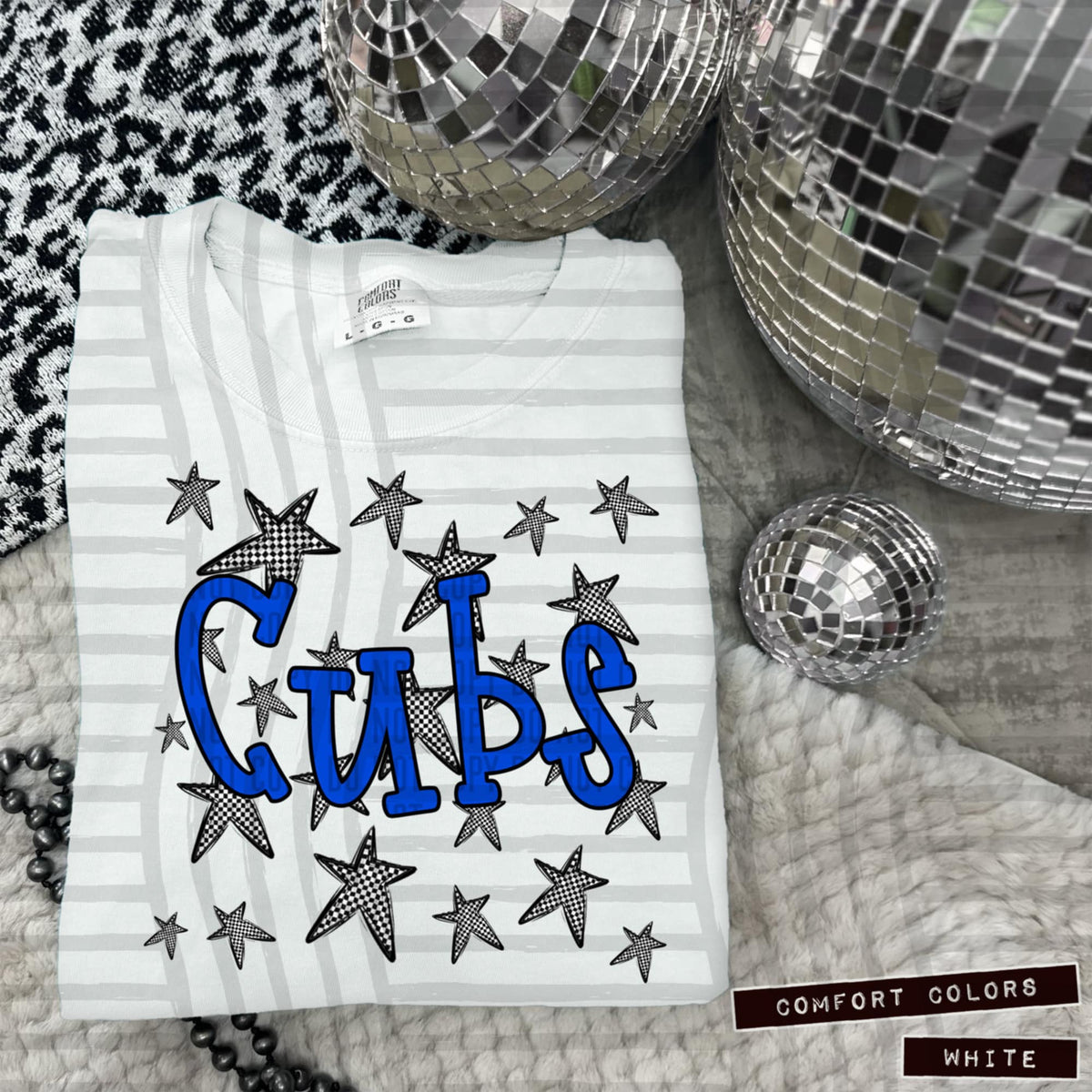 Blue Staggered Mascots (Caplinger)