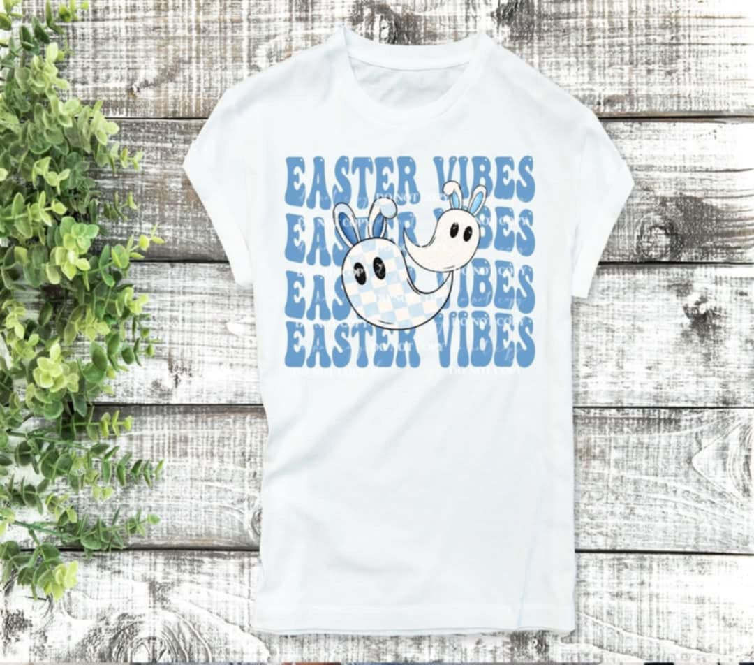 Easter vibes stacked ghosts BOY (40E) 92656 DTF transfer