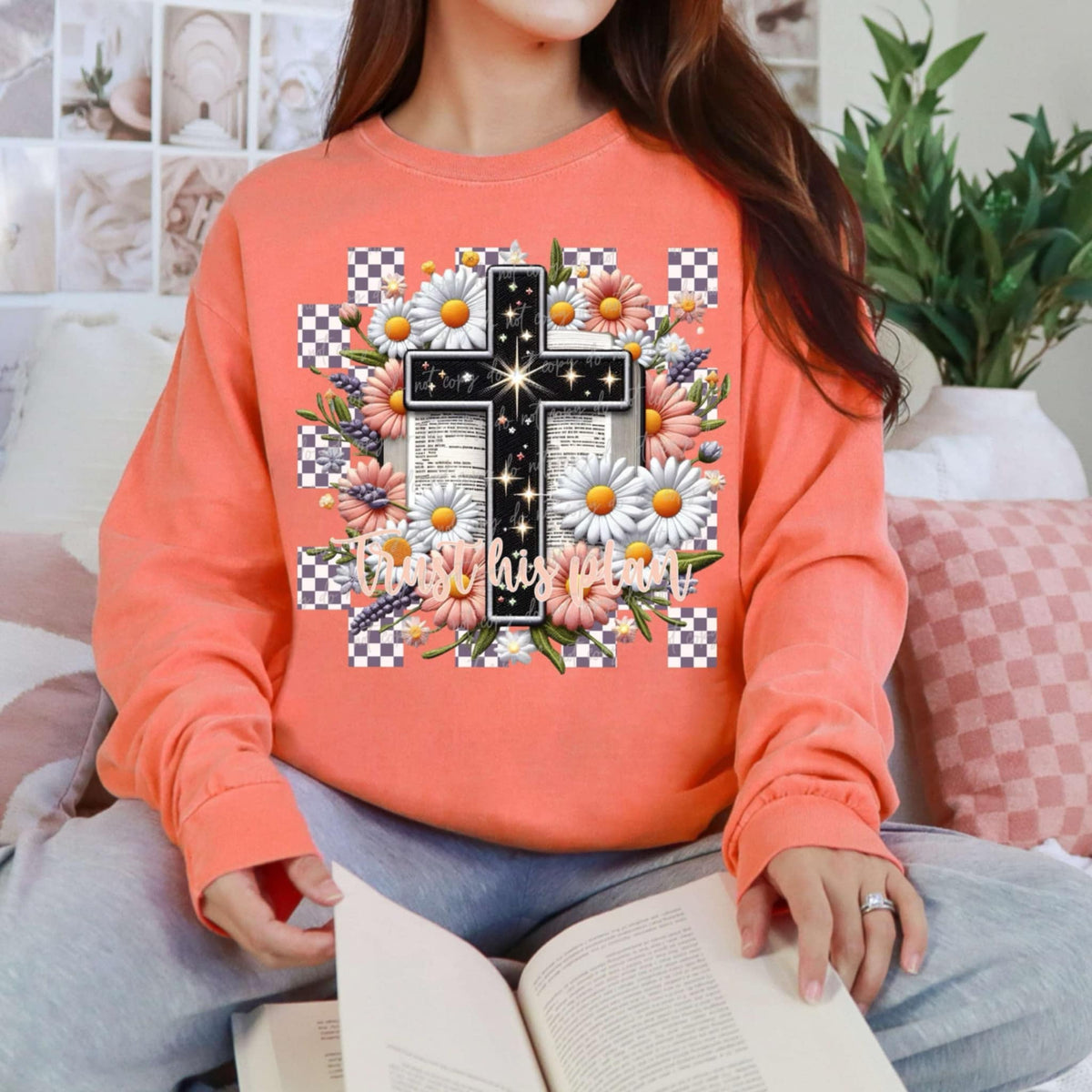 Trust his plan (VIRGO) 85187 DTF transfer