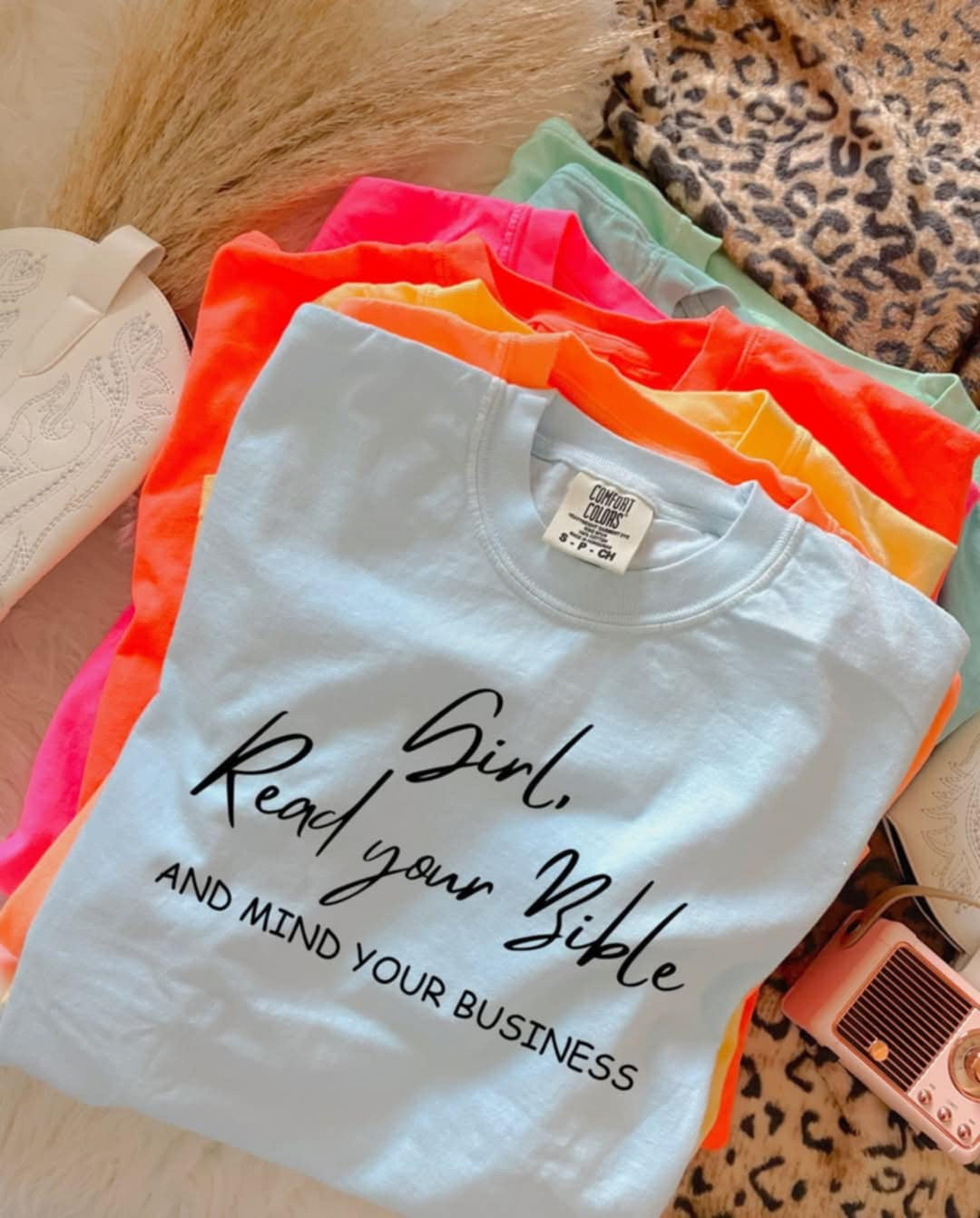 Girl read your Bible 106252 DTF transfer