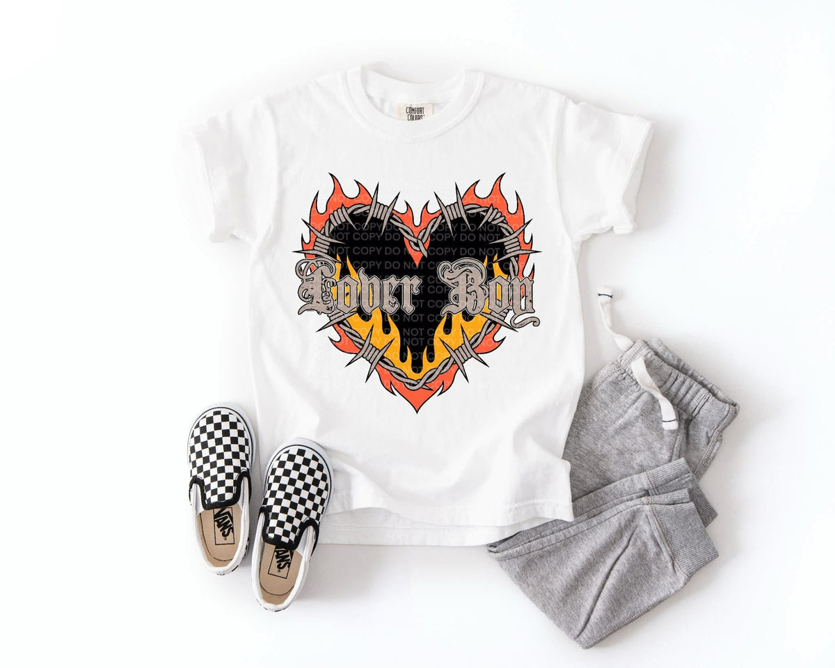 Lover Boy flame heart (SCG) DTF Transfer