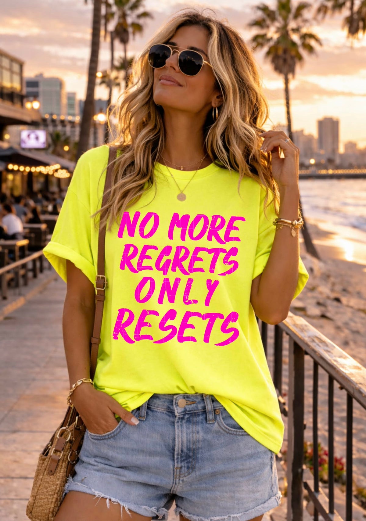 No more regrets only resets PINK (SDD) DTF Transfer
