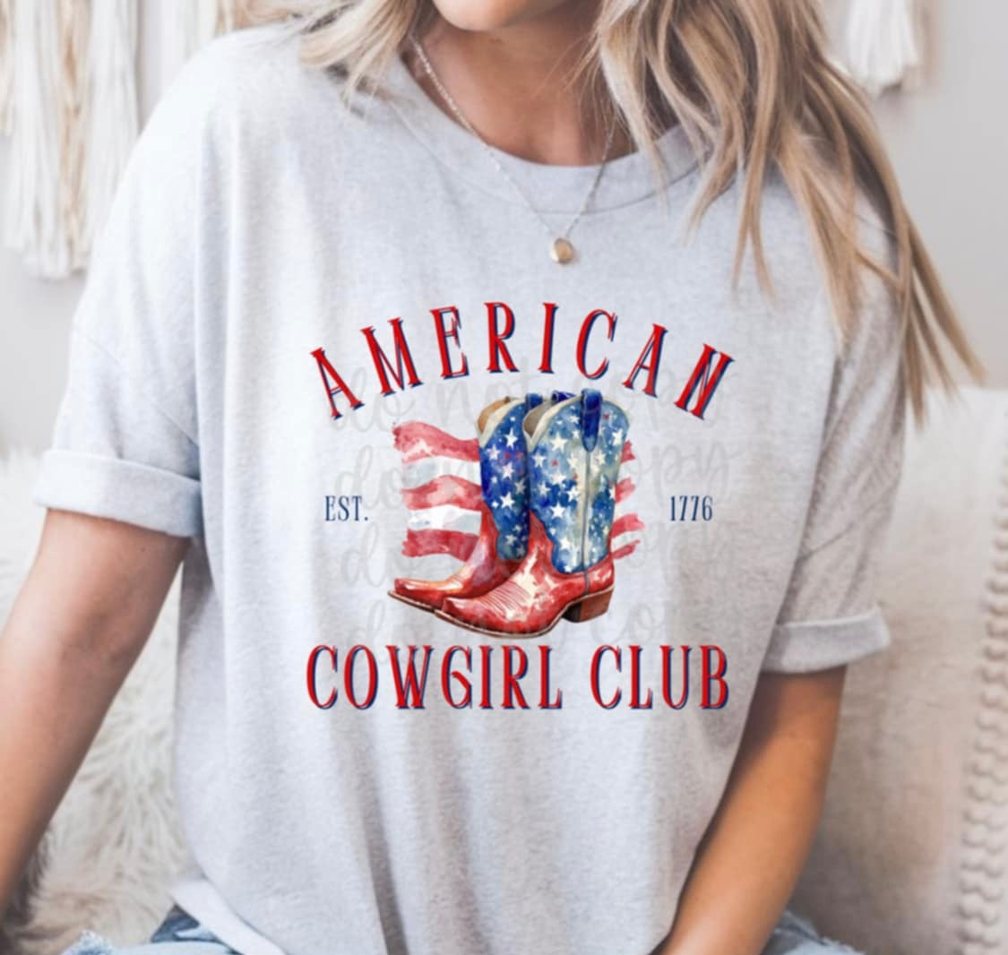American cowgirl club (Parker) 96933 DTF transfer