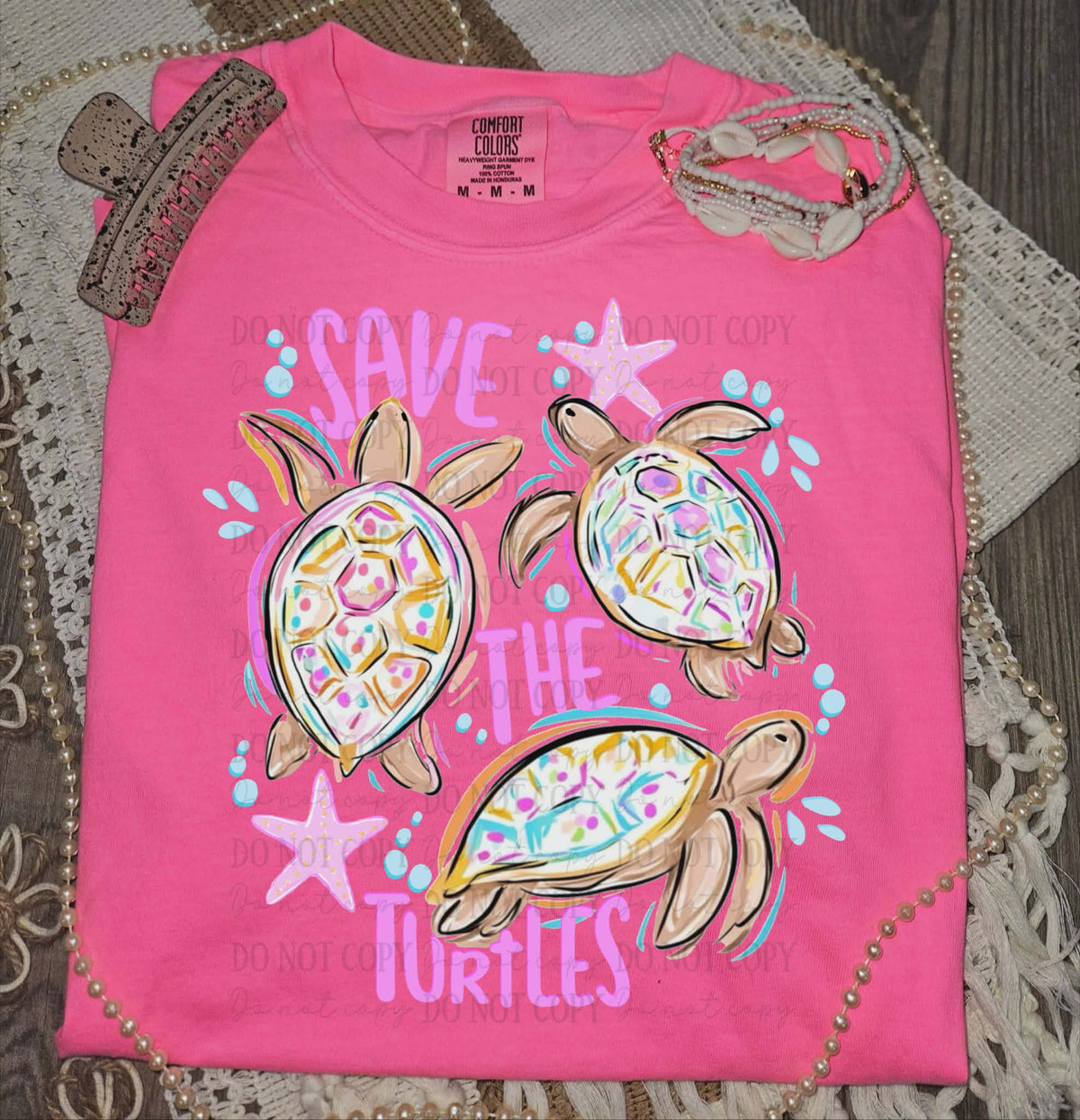 Save the turtles Sunday Special DTF transfer
