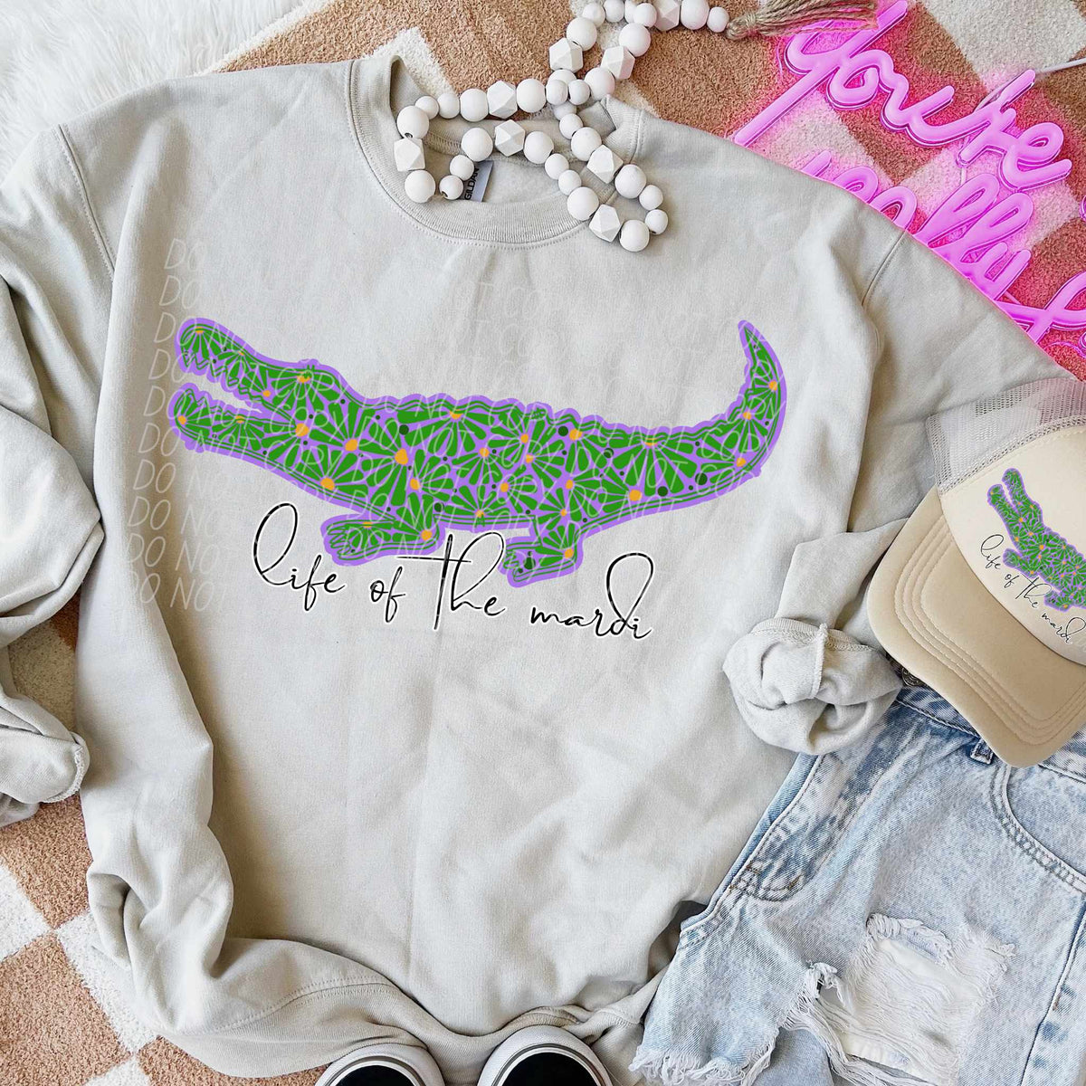 Life of the mardi (CITY) 80765 DTF transfer