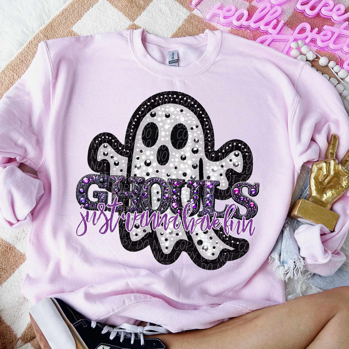 Ghouls just wanna have fun ghost (CITY) 55902 DTF transfer