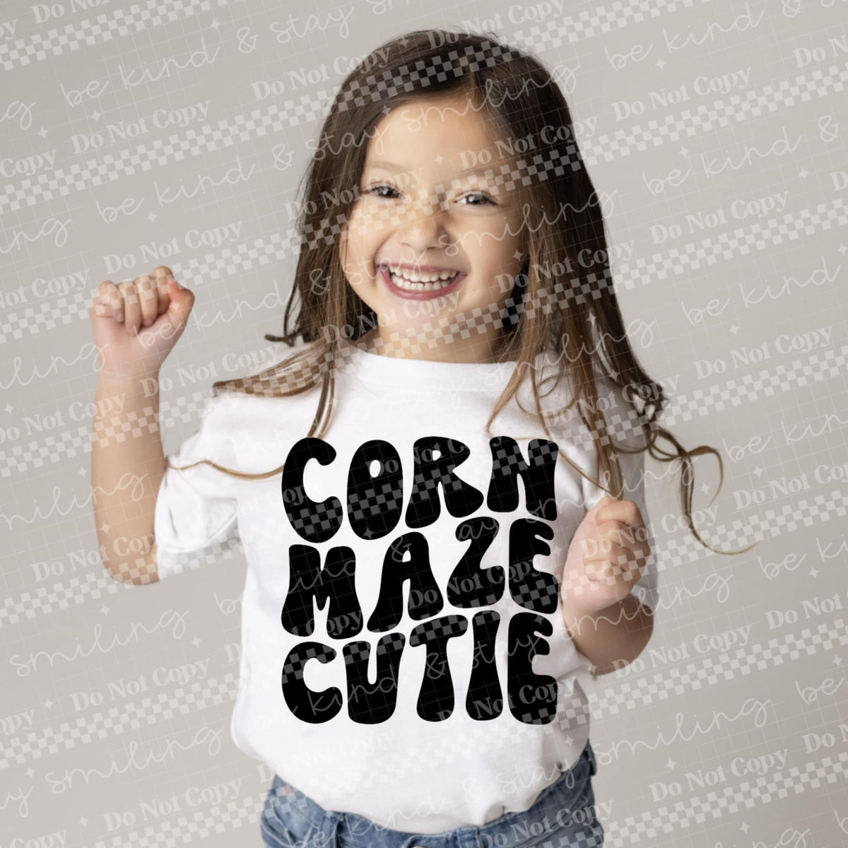 Corn Maze Cutie 111242 DTF transfer
