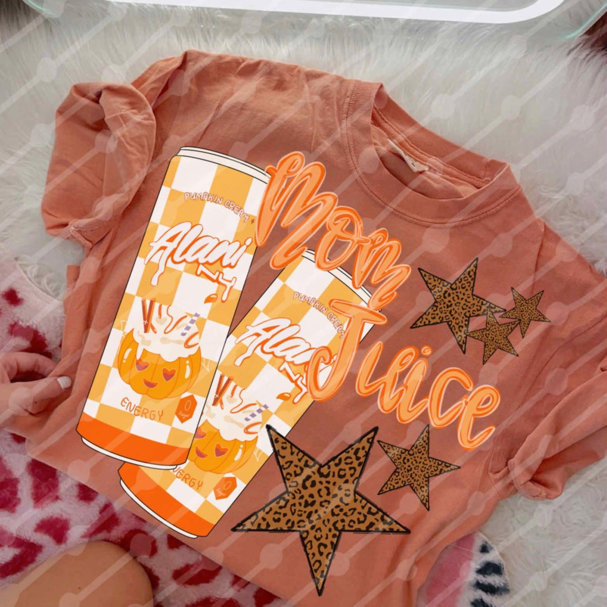 Mom Juice pumpkin energy drink GF (JBD) DTF transfer