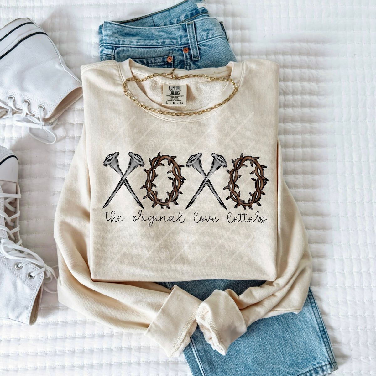 Xoxo love letters cursive (OHDD) DTF transfer