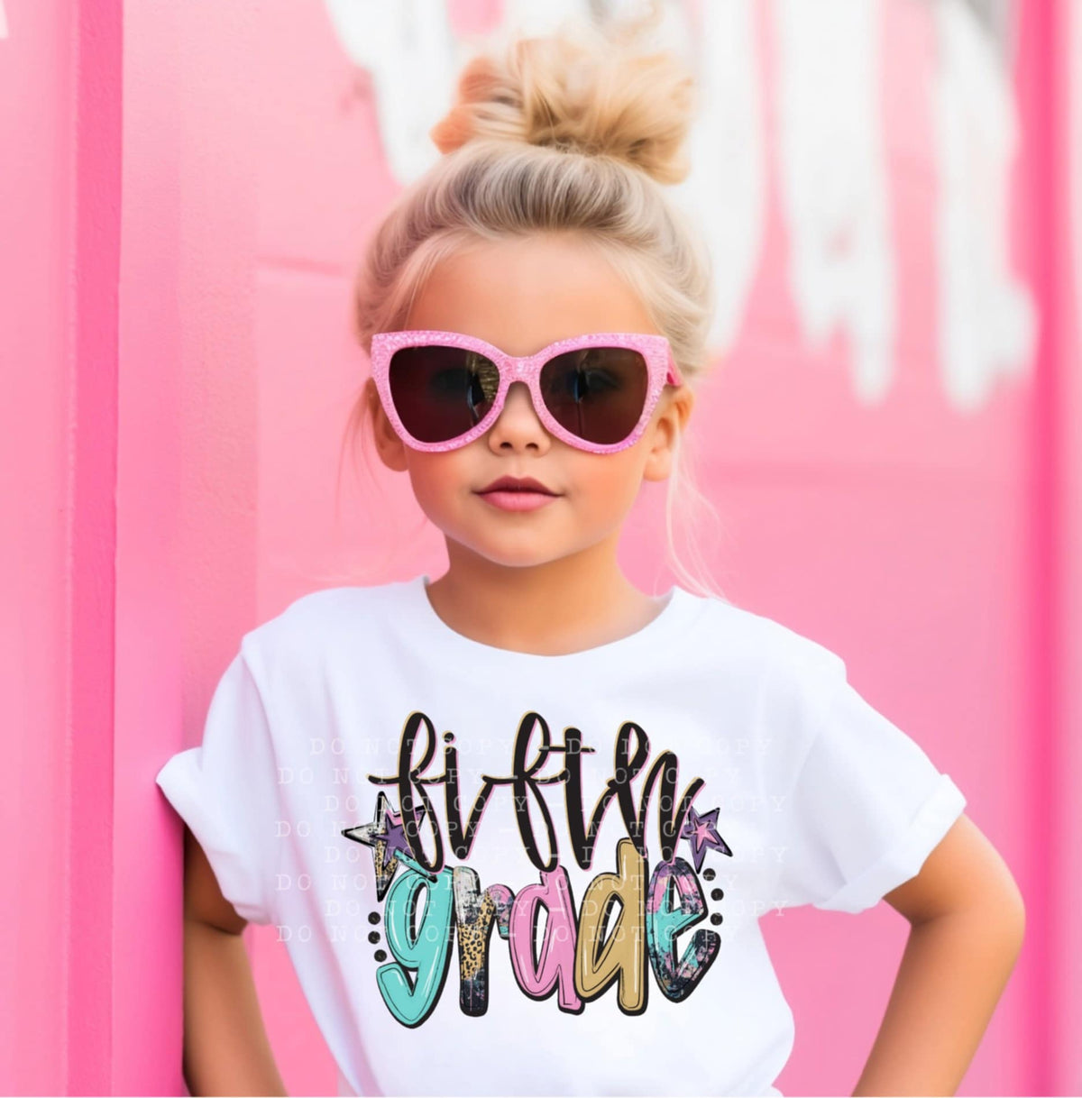 Fifth grade pastel colors (Bellab) 107339 DTF transfer