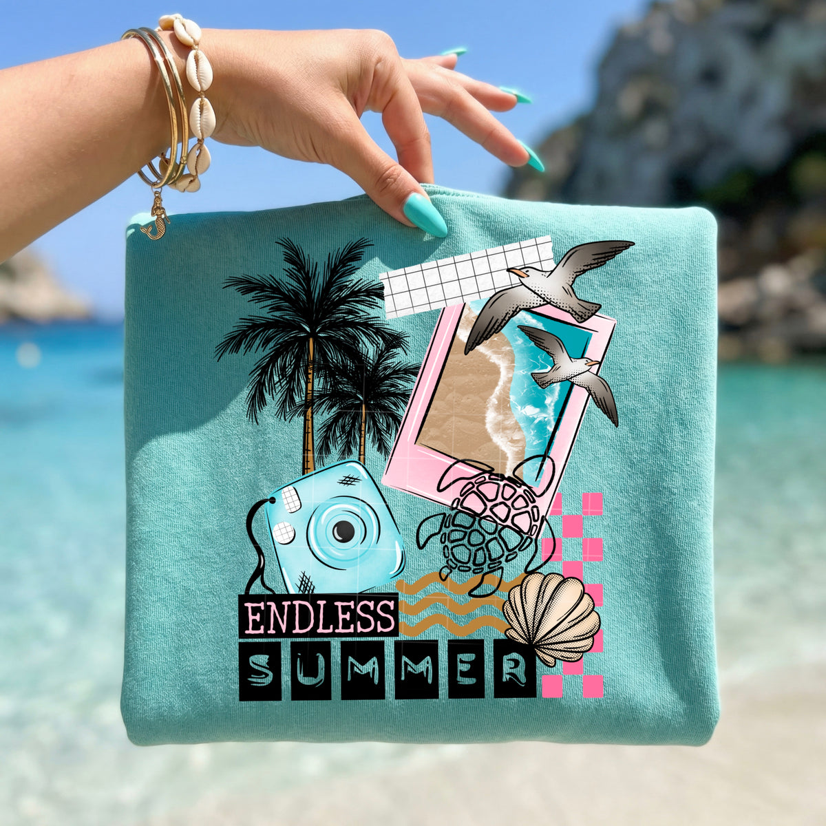 Endless summer with camera (csc) DTF Transfer