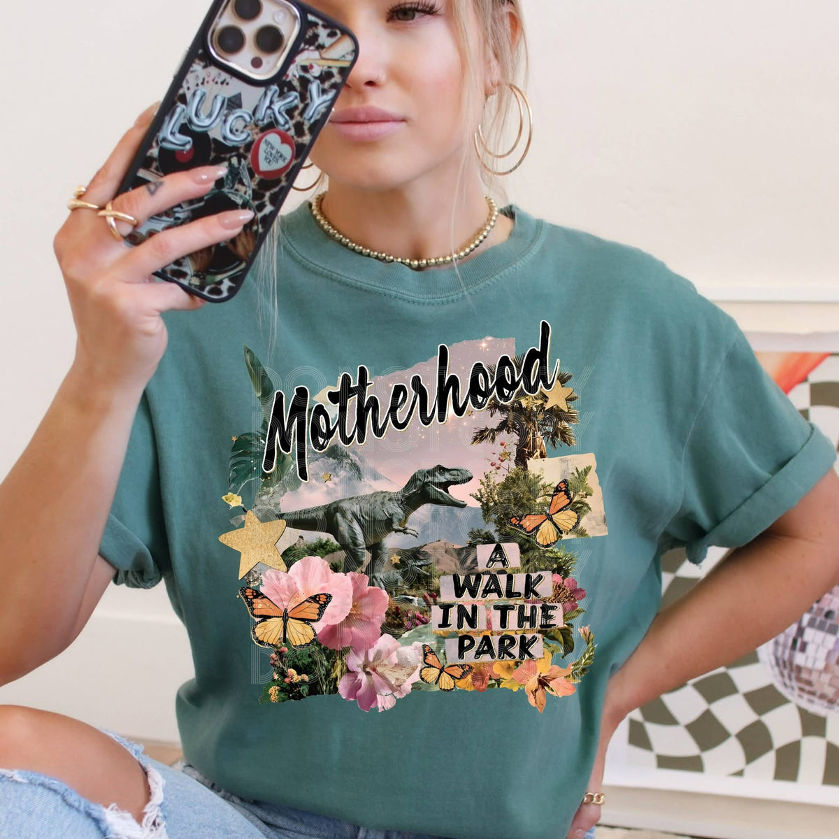 Motherhood is a walk in the park (PH) special DTF transfer
