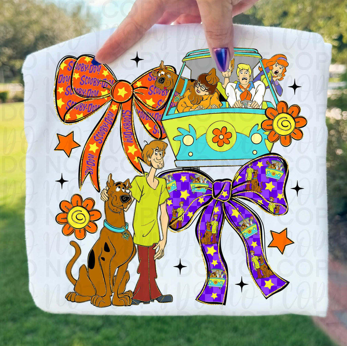 Scoob bows (UCA) DTF Transfer