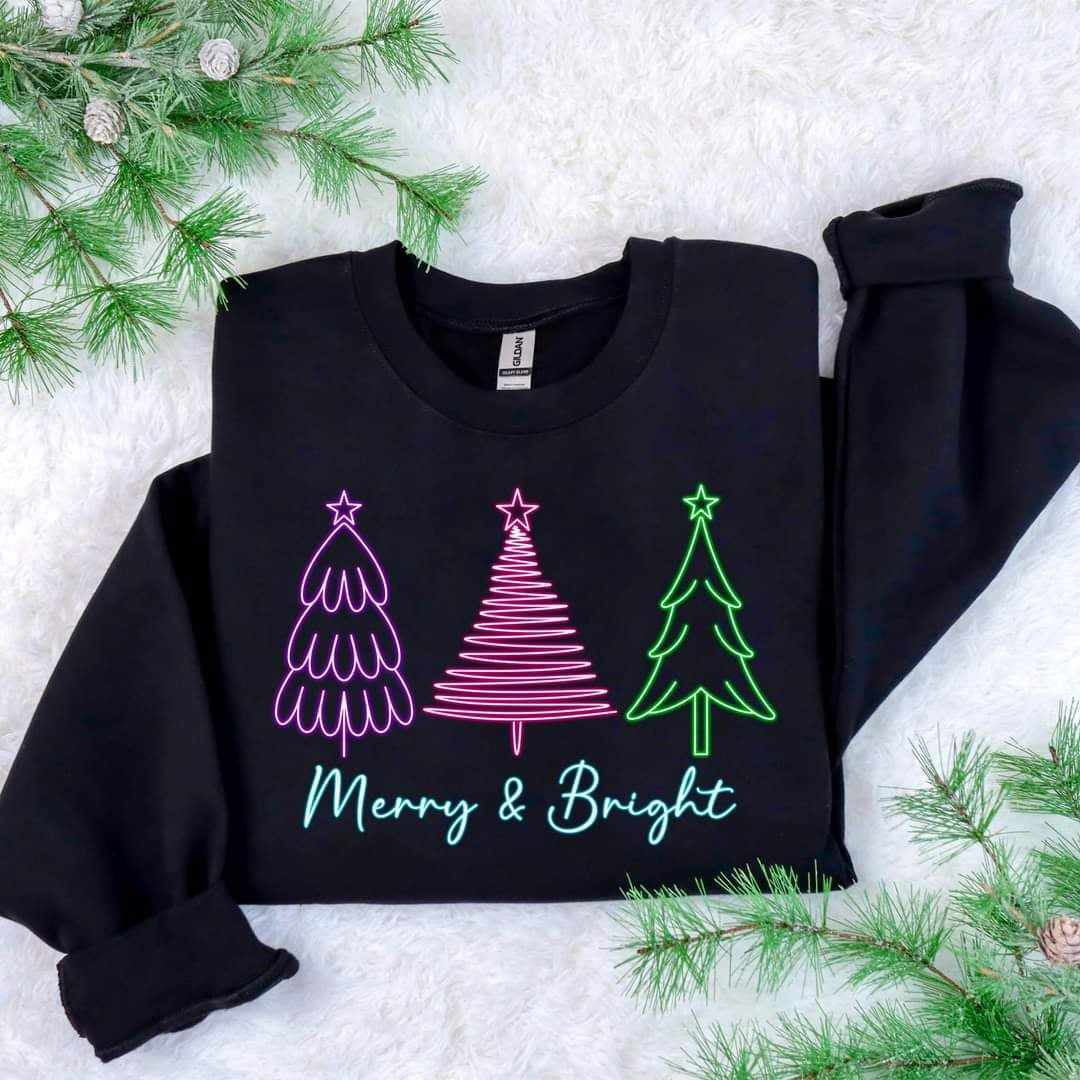 Merry & bright neon (ABD) 65762 DTF transfer