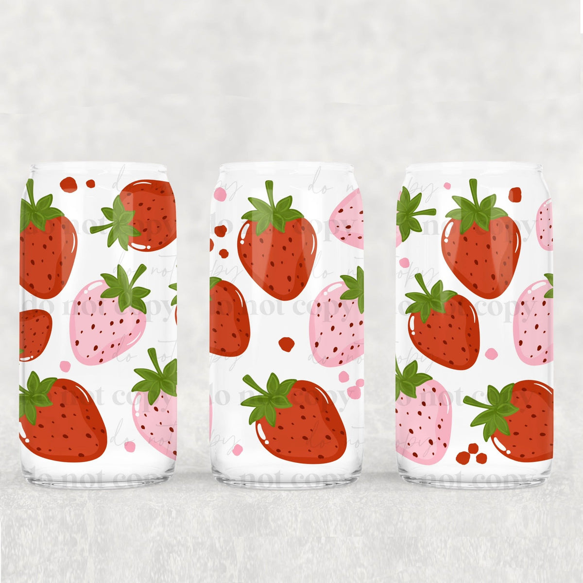 Strawberries (CSC) UV DTF WRAP