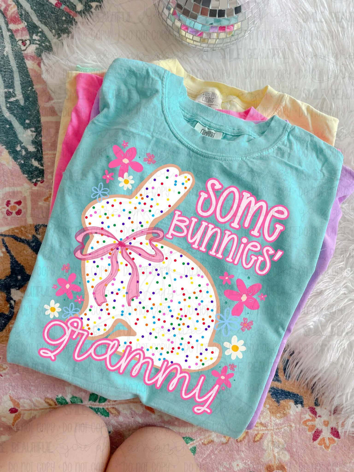 Some bunnies’ Grammy cookie (MZ) DTF Transfer