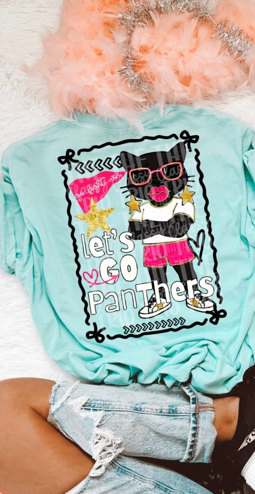 Let’s go mascots frame