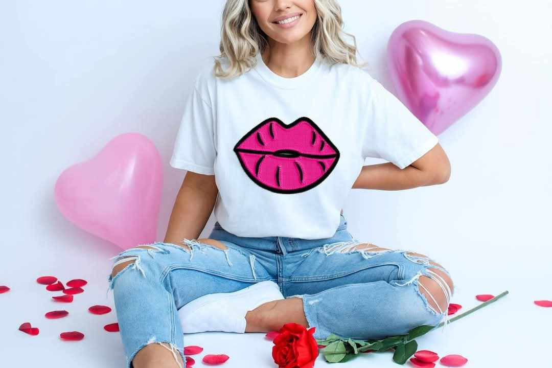 Pink lips (C’s) 73728 DTF transfer