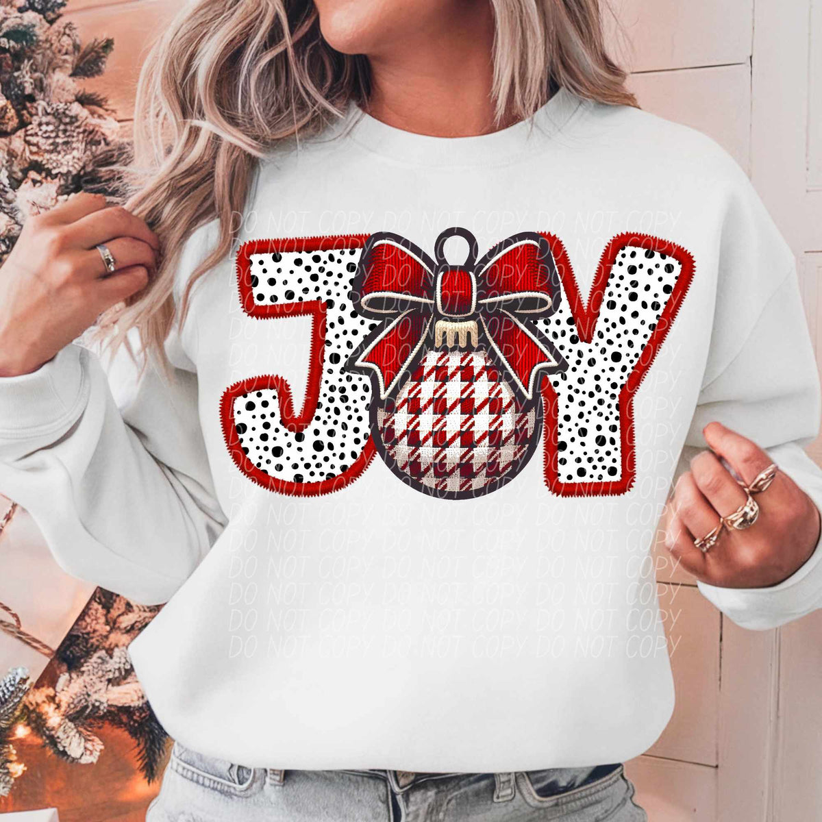 Joy ornament (CITY) 65044 DTF transfer