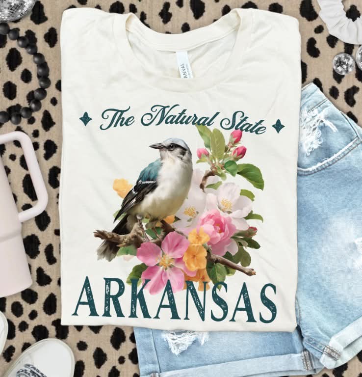 Arkansas flowers (s&g) DTF Transfer