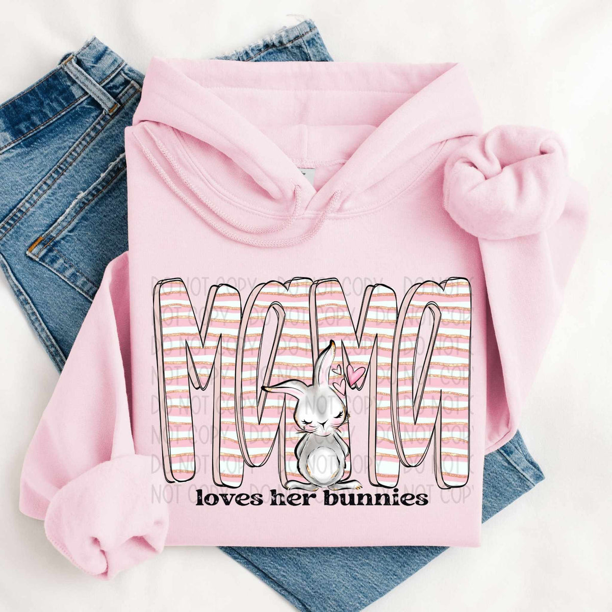 Mama loves her bunnies (SWD) 79570 DTF transfer