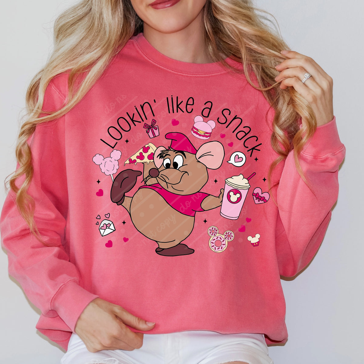 Lookin like a snack mouse DTF transfer