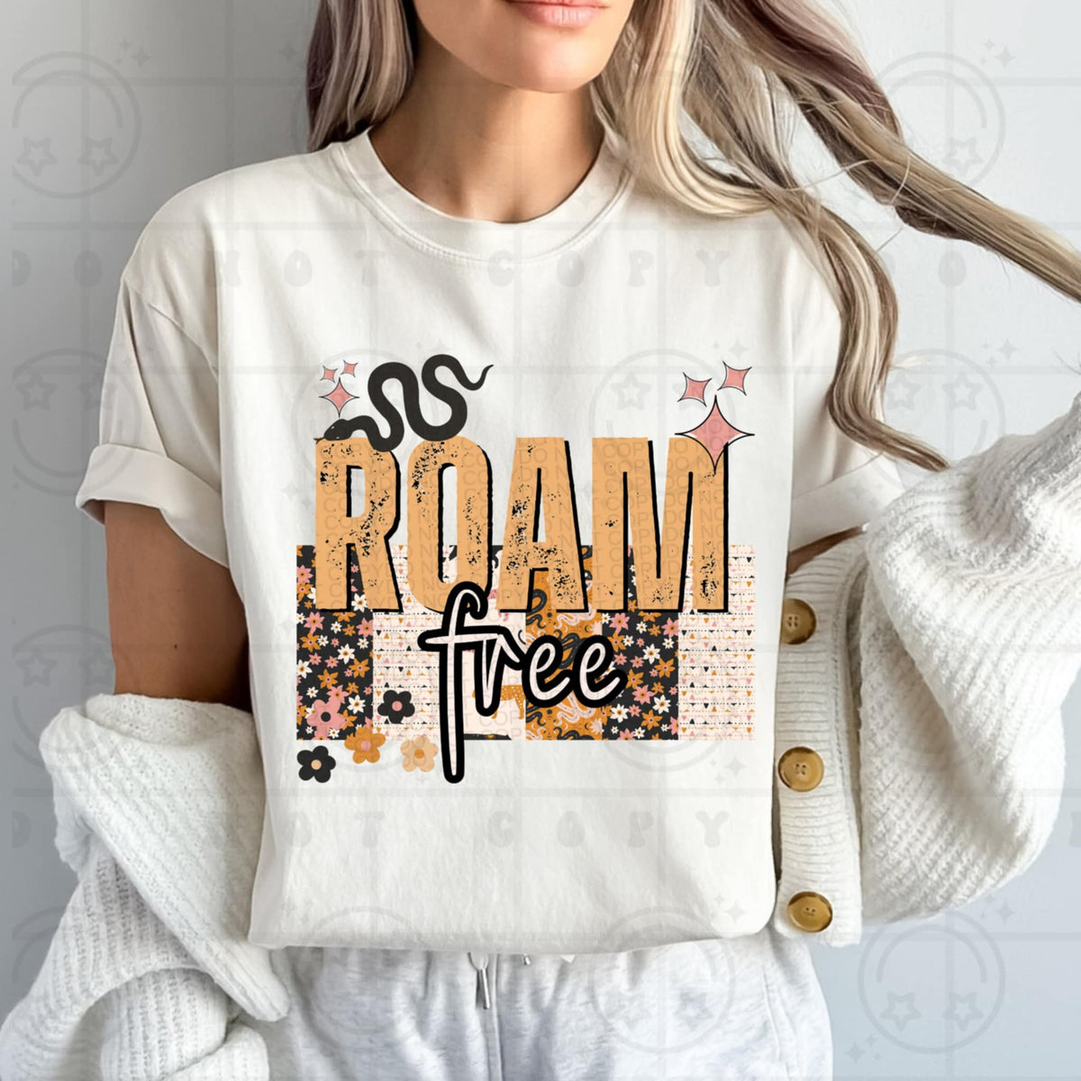 Roam free (HW) 93245 DTF transfer