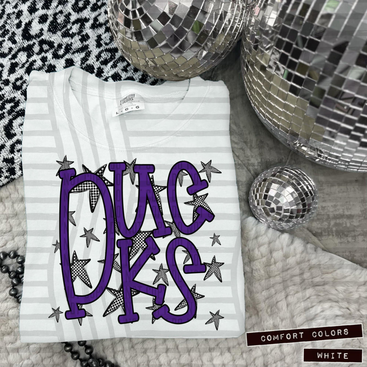 Purple Staggered Mascots (Caplinger)